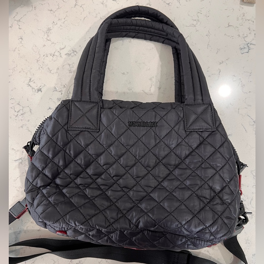 MZ Wallace Black Med Sutton Deluxe